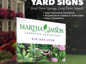 Coroplast signs (Yard signs) 4mm