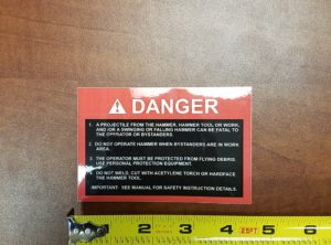 DANGER 4.5″x 3″