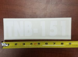TNB-151 3″ x 9″