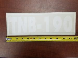 TNB-190 12″ x 4″