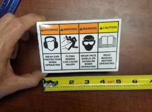 Warning Stickers Small 4.5″x 3″