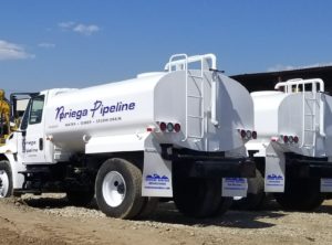 10′ Water Truck partial wrap